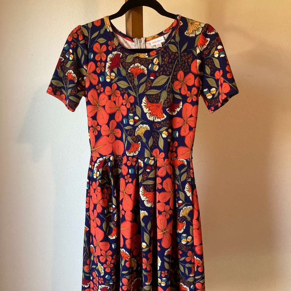 Lularoe size S dress floral multicolor